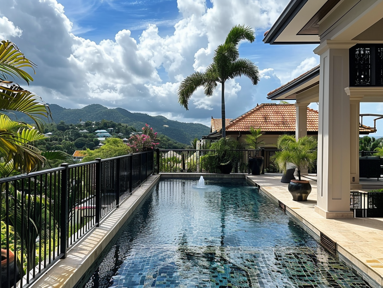 Creative Aluminium Thailand Bespoke Aluminium & Wood Products Creative Aluminium Thailand Temporary Pool Fencing In Phuket, Thailand Davidv. 56221 Safety Aluminium Pool Fence In A Beautiful Phuket E4531455 B4e6 400e 8080 F8b4c01c8ab2