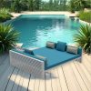 Creative Aluminium Thailand Bespoke Aluminium & Wood Products Daybed 20mm Forever White Photoroom