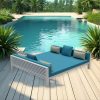 Creative Aluminium Thailand Bespoke Aluminium & Wood Products Daybed 20mm Timeless White Photoroom